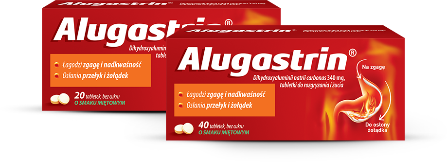Alugastrin zawiesina 4 Alugastrin tabletki
